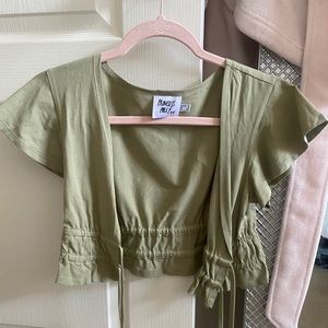 Green princess Polly top